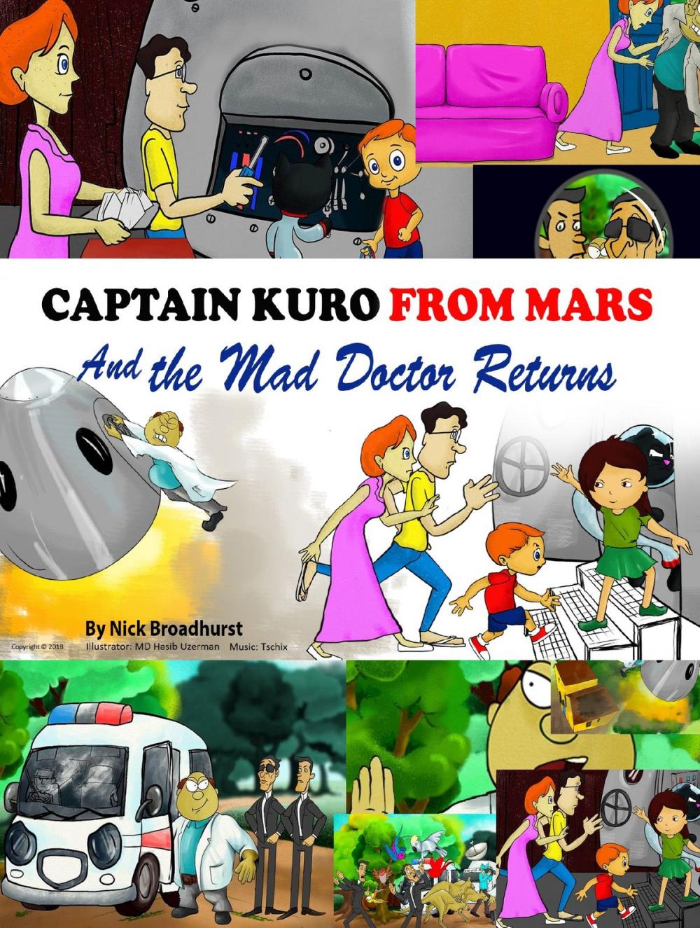 Big bigCover of Captain Kuro From Mars and The Mad Doctor Returns