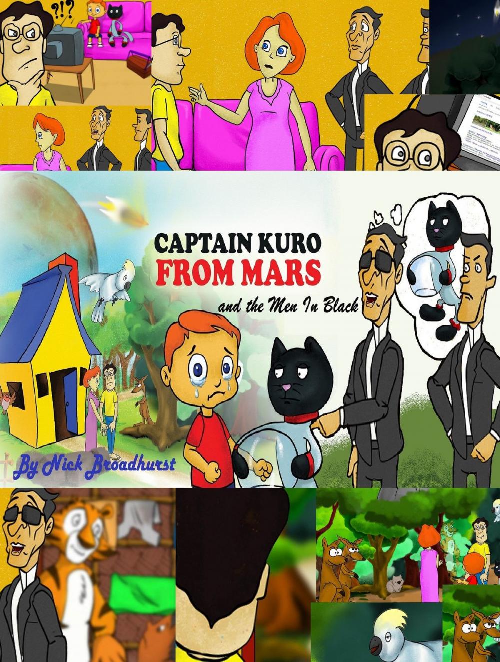 Big bigCover of Captain Kuro From Mars And The Men In Black