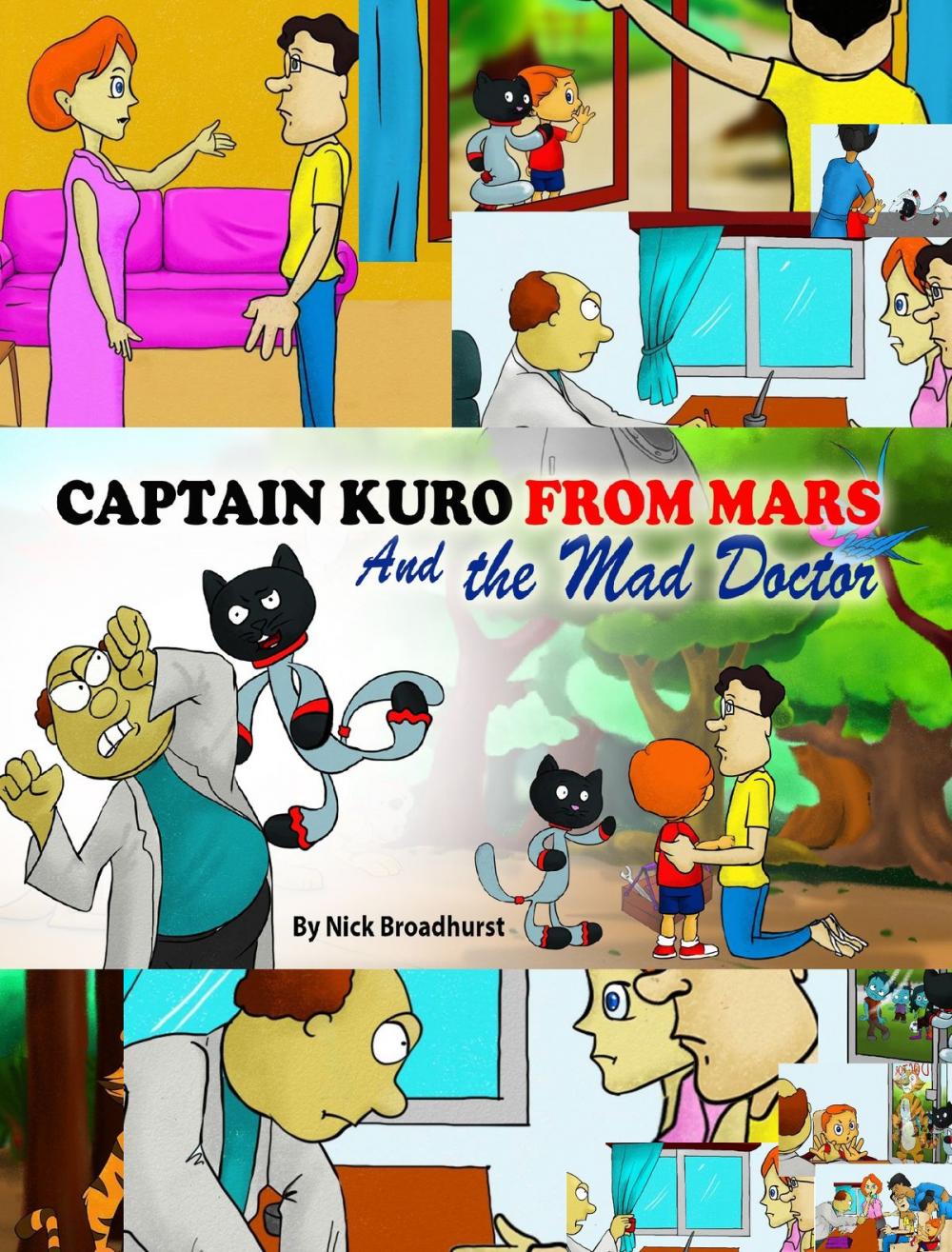 Big bigCover of Captain Kuro From Mars and The Mad Doctor