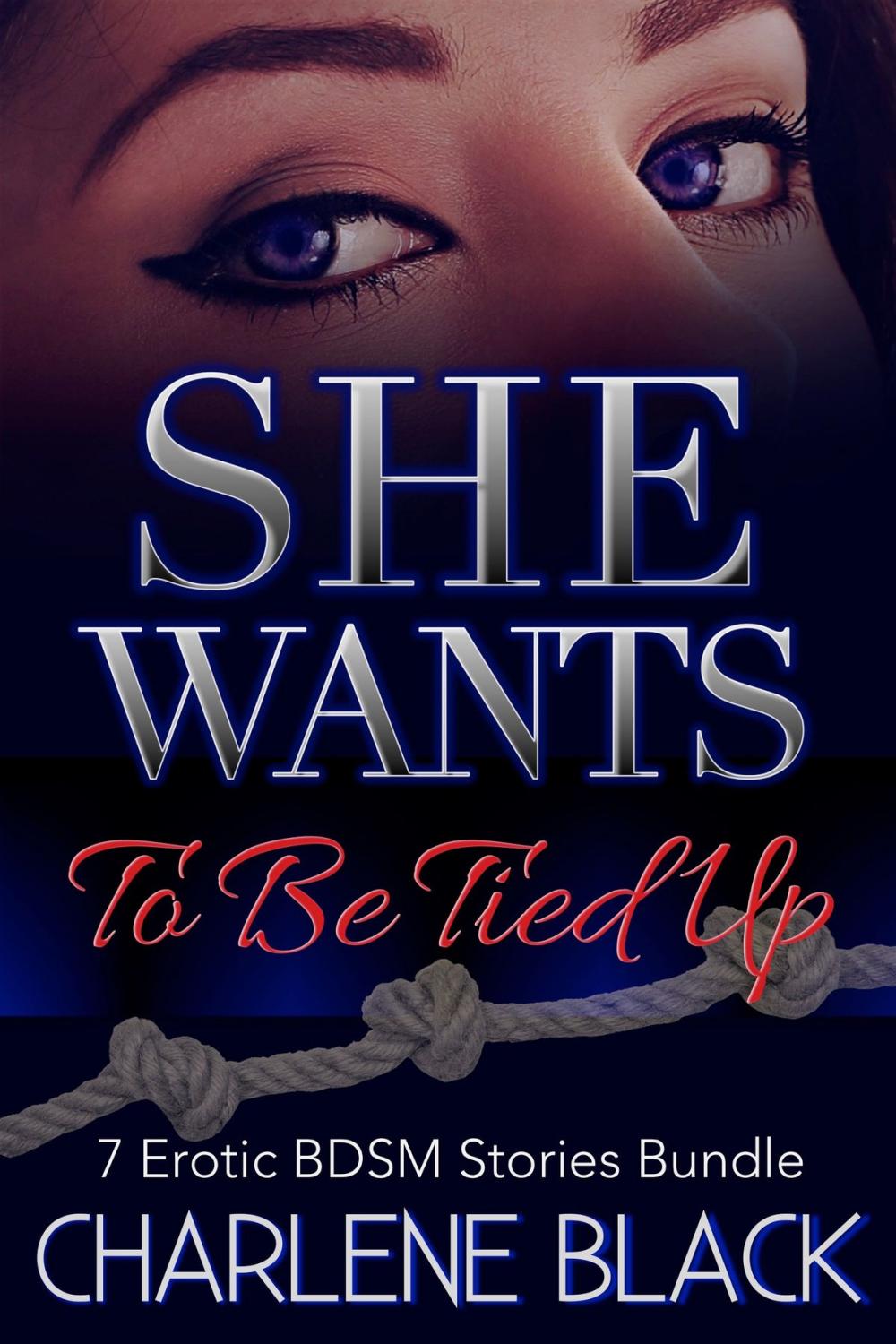 Big bigCover of She Wants To Be Tied Up: 7 Erotic BDSM Stories Bundle