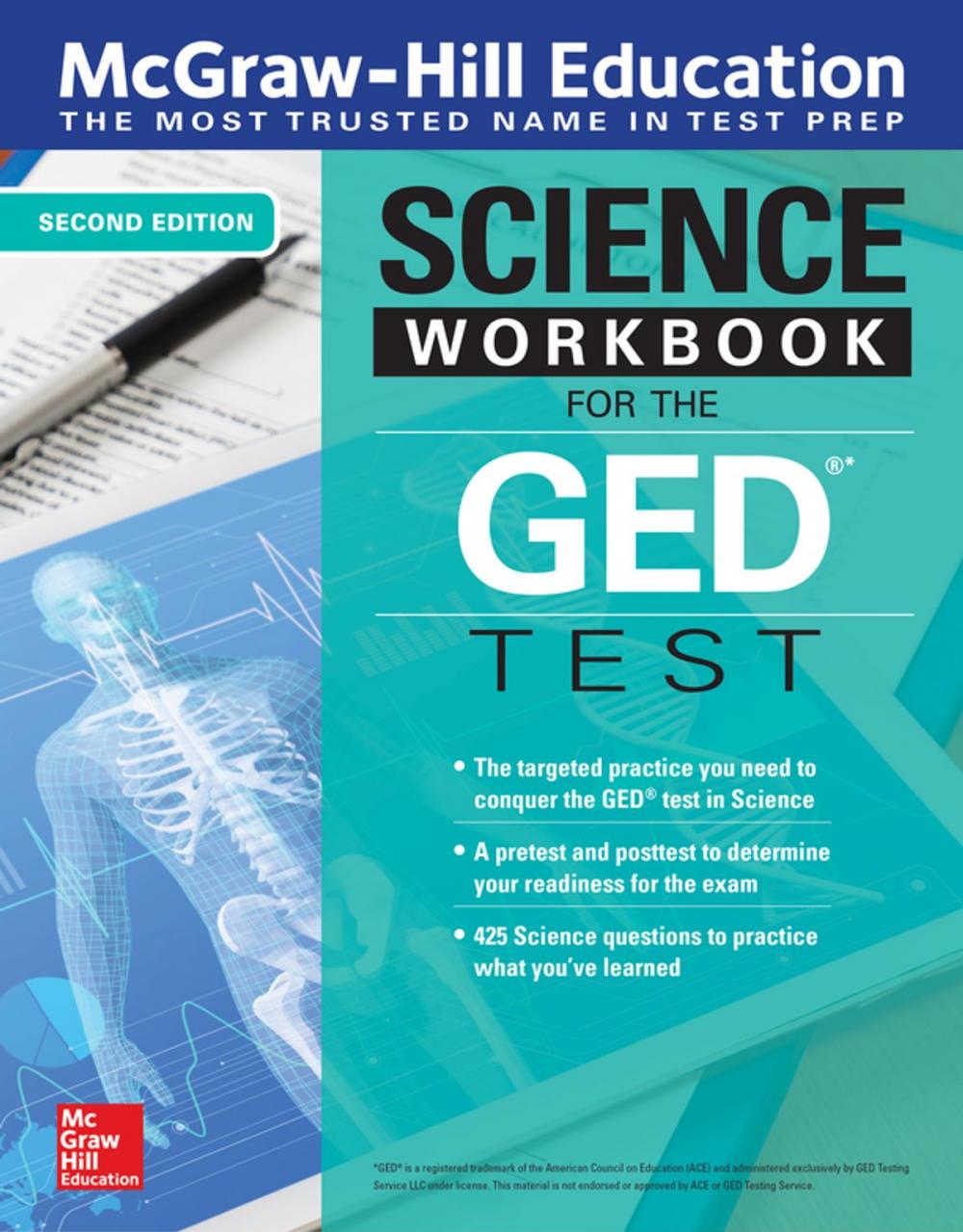 Big bigCover of McGraw-Hill Education Science Workbook for the GED Test, Second Edition
