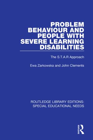 Book cover of Problem Behaviour and People with Severe Learning Disabilities