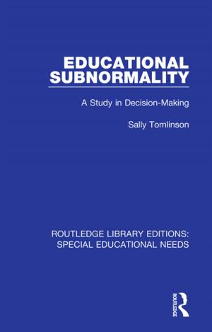 Cover of the book Educational Subnormality by David S.G. Carter, Thomas E. Glass, Shirley M. Hord