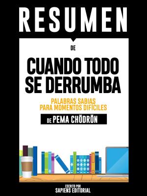 Book cover of Cuando Todo Se Derrumba: Palabras Sabias Para Momentos Difíciles – Resumen Del Libro De Pema Chodron