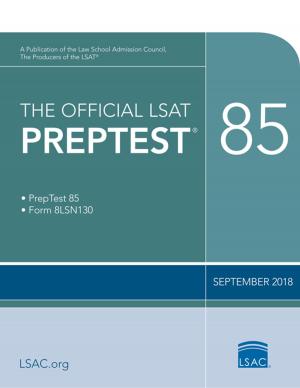 Book cover of The Official LSAT PrepTest 85
