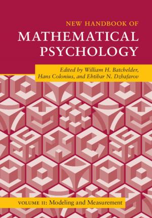 Cover of the book New Handbook of Mathematical Psychology: Volume 2, Modeling and Measurement by Alois S. Mlambo