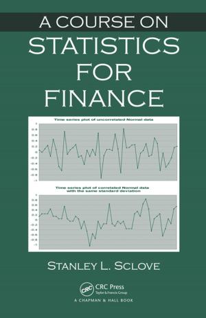 Cover of the book A Course on Statistics for Finance by R Raghavan