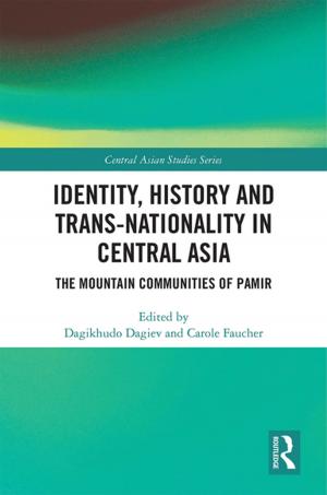 Cover of the book Identity, History and Trans-Nationality in Central Asia by Sascha Muller-Kraenner
