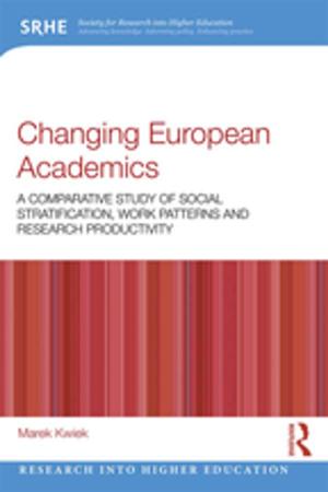 Cover of the book Changing European Academics by Alexandra Sokoloff