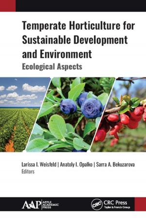 Cover of the book Temperate Horticulture for Sustainable Development and Environment by Amit Baran Sharangi, Pemba H. Bhutia, Akkabathula Chandini Raj, Majjiga Sreenivas