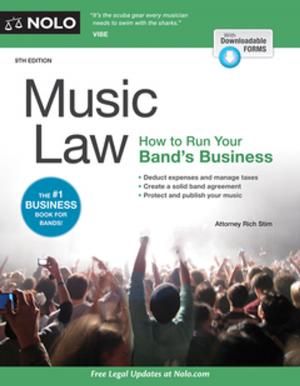 Cover of the book Music Law by Janet Portman, Attorney, Marcia Stewart