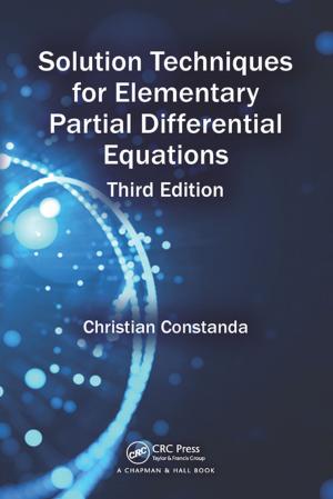 Book cover of Solution Techniques for Elementary Partial Differential Equations