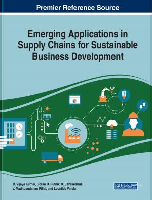 Cover of the book Emerging Applications in Supply Chains for Sustainable Business Development by Dr. Rajagopal