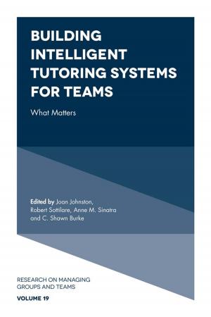 Cover of the book Building Intelligent Tutoring Systems for Teams by 