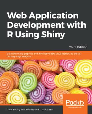 Cover of the book Web Application Development with R Using Shiny by Petri Kainulainen