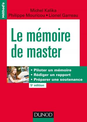 Cover of the book Le mémoire de master - 5e éd. by Zouhair Djerbi, Xavier Durand, Catherine Kuszla