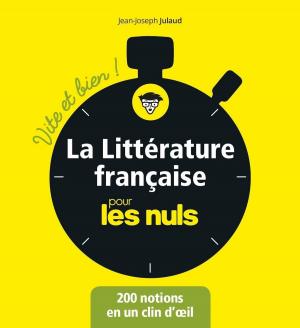Cover of the book La littérature française pour les Nuls - Vite et bien by Edmond ECHINARD, Pierre ECHINARD, Médéric GASQUET- CYRUS