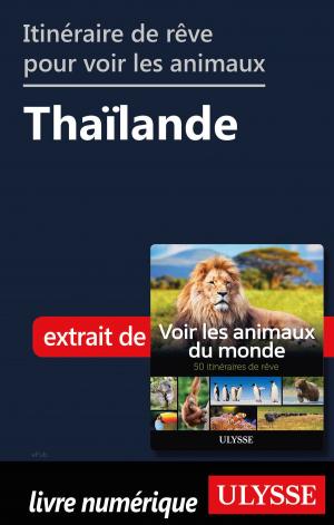 Book cover of Itinéraire de rêve pour voir les animaux - Thaïlande