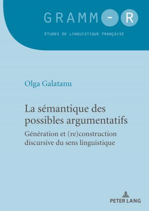 Cover of the book La sémantique des possibles argumentatifs by Aneta Smolinska