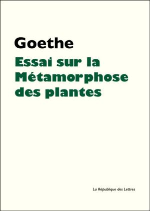 Cover of the book Essai sur la Métamorphose des plantes by H. P. Lovecraft