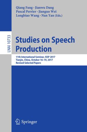 Cover of the book Studies on Speech Production by Vitomir Šunjić, Vesna Petrović Peroković