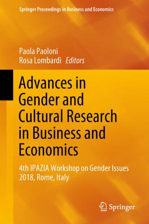 Cover of the book Advances in Gender and Cultural Research in Business and Economics by Robert Spence
