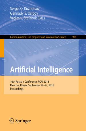 Cover of the book Artificial Intelligence by Mattia Frasca, Lucia Valentina Gambuzza, Arturo Buscarino, Luigi Fortuna