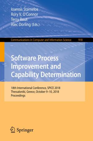 Cover of the book Software Process Improvement and Capability Determination by 