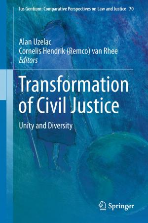 Cover of the book Transformation of Civil Justice by Fausto Martin De Sanctis