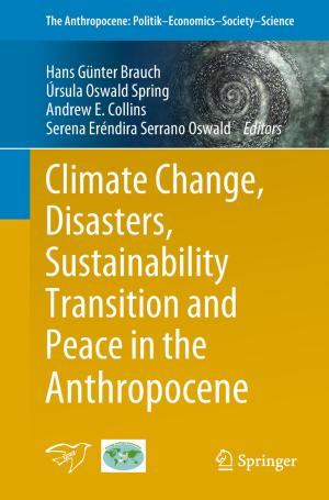Cover of the book Climate Change, Disasters, Sustainability Transition and Peace in the Anthropocene by Gisbert Stoyan, Agnes Baran