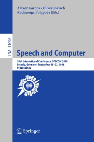 Cover of the book Speech and Computer by Dario Carlo Alpini, Antonio Cesarani, Guido Brugnoni