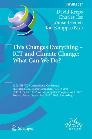 Cover of the book This Changes Everything – ICT and Climate Change: What Can We Do? by 