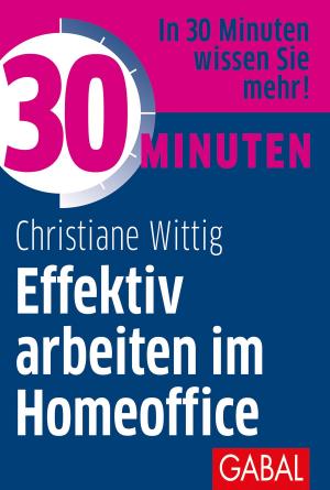 Cover of the book 30 Minuten Effektiv arbeiten im Homeoffice by Cordula Nussbaum
