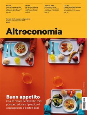 Cover of Altreconomia 207 - Settembre 2018