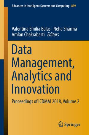 Cover of the book Data Management, Analytics and Innovation by Zheng Qin, Huidi Zhang, Xin Qin, Kaiping Xu, Kouemo Ngayo Anatoli Dimitrov, Guolong Wang, Wenhui Yu