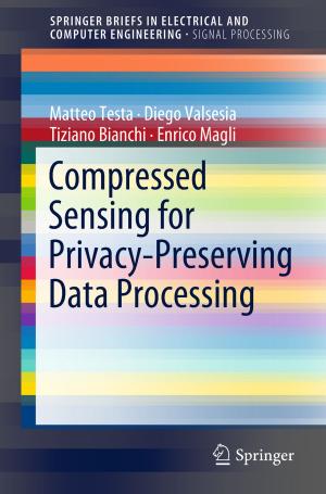 Cover of the book Compressed Sensing for Privacy-Preserving Data Processing by Satish V. Khadilkar, Rakhil S. Yadav, Bhagyadhan A. Patel