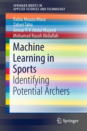 Cover of the book Machine Learning in Sports by Prabhakar V. Varde, Michael G. Pecht