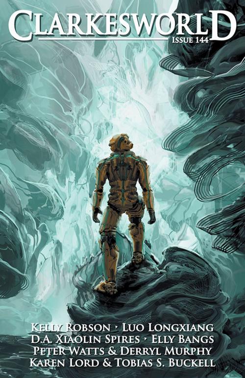 Cover of the book Clarkesworld Magazine Issue 144 by Neil Clarke, Kelly Robson, Luo Longxiang, D.A. Xiaolin Spires, Elly Bangs, Peter Watts, Derryl Murphy, Karen Lord, Tobias S. Buckell, Wyrm Publishing