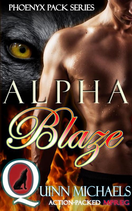 Cover of the book Alpha Blaze by Quinn Michaels, Enticed By Books