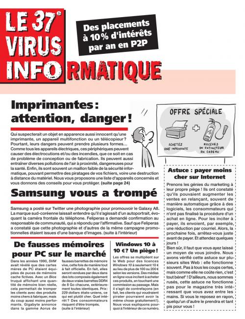 Cover of the book Le 37e Virus Informatique by olivier aichelbaum, Patrick Gueulle, Bruno Bellamy, Filip Skoda, ACBM