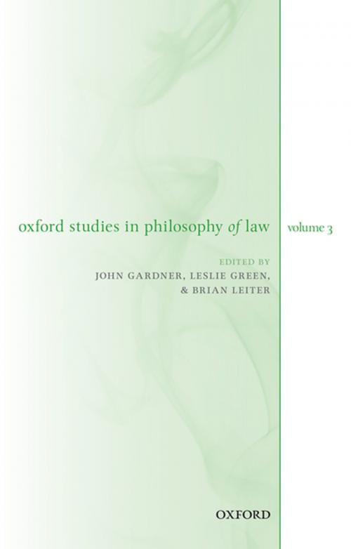 Cover of the book Oxford Studies in Philosophy of Law Volume 3 by , OUP Oxford