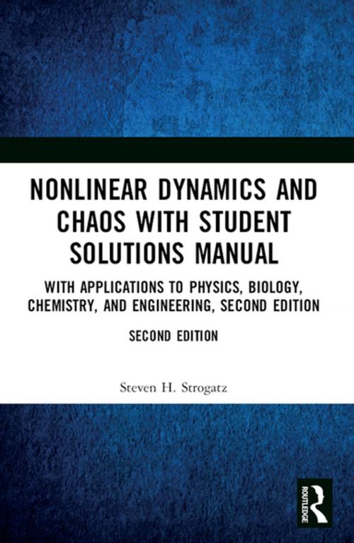 Cover of the book Nonlinear Dynamics and Chaos with Student Solutions Manual by Steven H. Strogatz, CRC Press