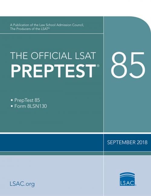 Cover of the book The Official LSAT PrepTest 85 by Law School Admission Council, Law School Admission Council