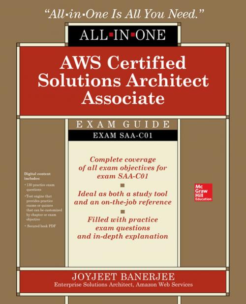 Cover of the book AWS Certified Solutions Architect Associate All-in-One Exam Guide (Exam SAA-C01) by Joyjeet Banerjee, McGraw-Hill Education