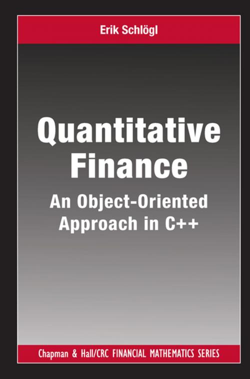 Cover of the book Quantitative Finance by Erik Schlogl, CRC Press