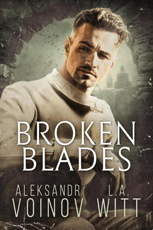 Cover of the book Broken Blades by Aleksandr Voinov, L.A. Witt, 44 Raccoons