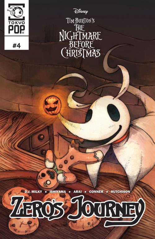 Cover of the book Disney Manga: Tim Burton's The Nightmare Before Christmas -- Zero's Journey Issue #04 by D.J. Milky, TOKYOPOP