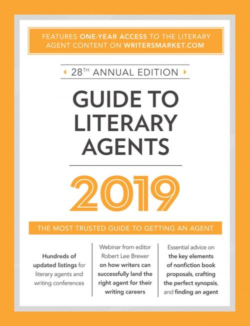 Cover of the book Guide to Literary Agents 2019 by , F+W Media