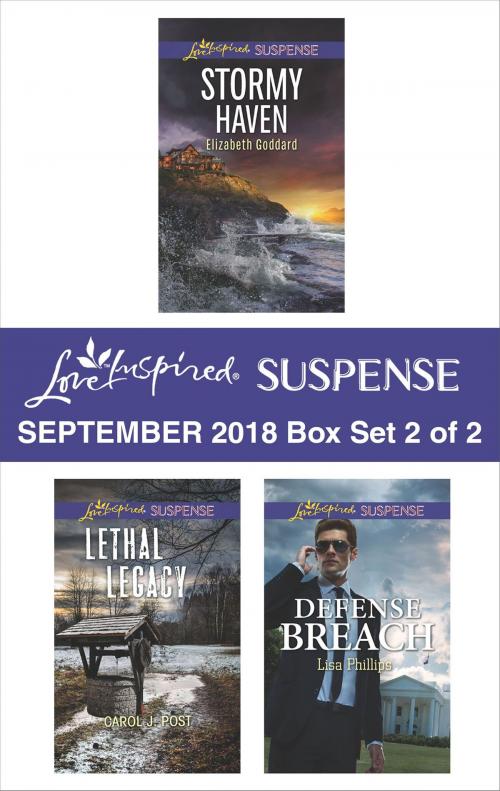 Cover of the book Harlequin Love Inspired Suspense September 2018 - Box Set 2 of 2 by Elizabeth Goddard, Carol J. Post, Lisa Phillips, Harlequin