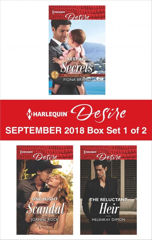 Cover of the book Harlequin Desire September 2018 - Box Set 1 of 2 by Fiona Brand, Joanne Rock, HelenKay Dimon, Cara Lockwood, Harlequin